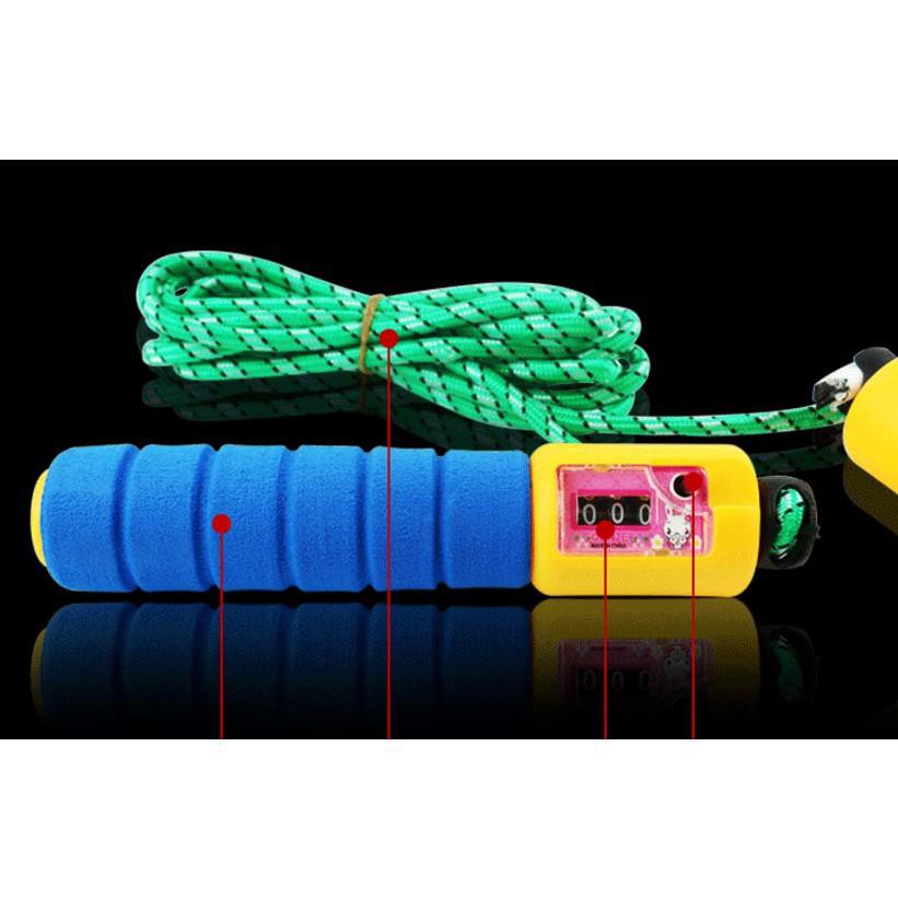 Bộ dụng cụ nhảy dây tập thể dục ĐẾM Số Lần - HV Store 984