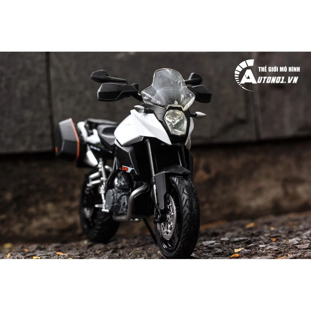 MÔ HÌNH XE KTM 990 WHITE 1:12 JOYCITY 6802