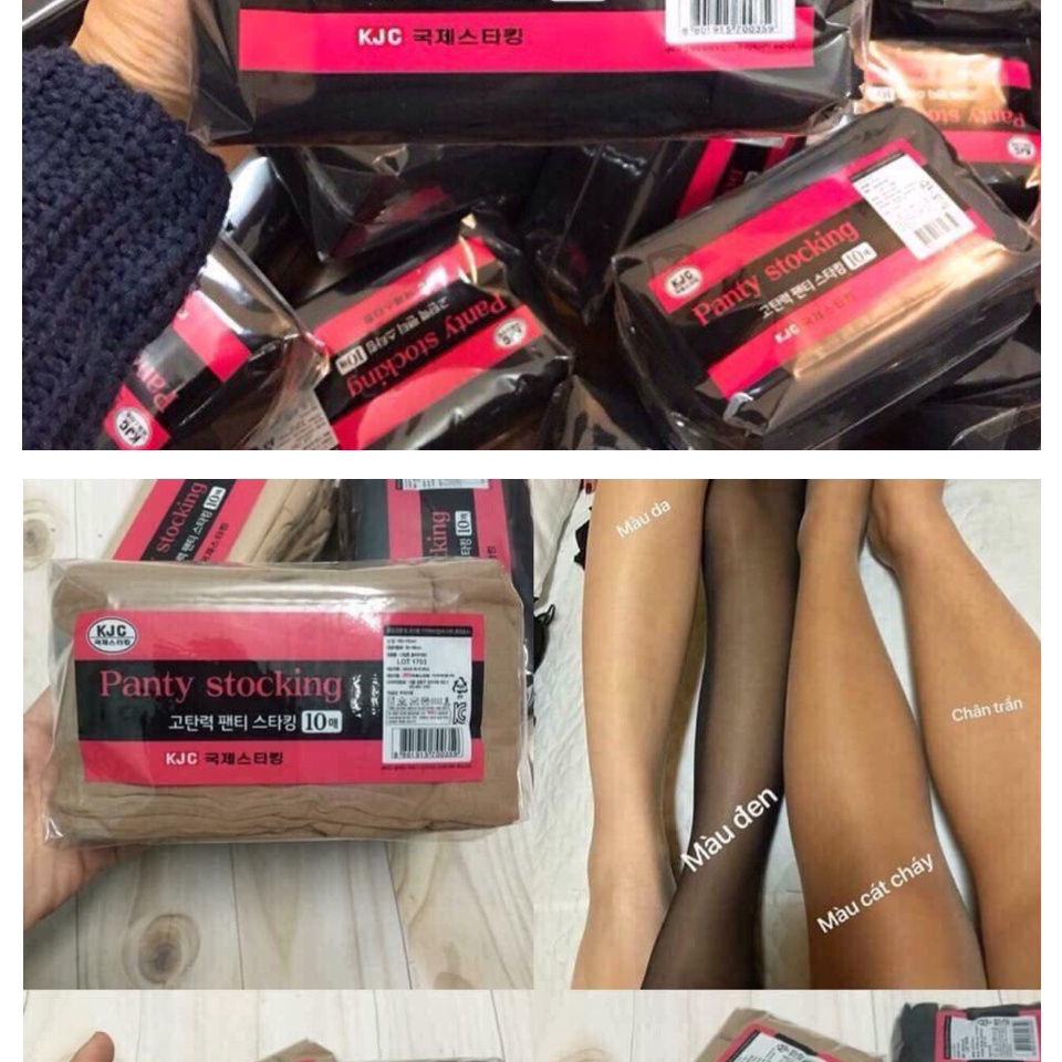 Tất Quần KJC Panty Socking Hàn Quốc Bịch 10 Đôi