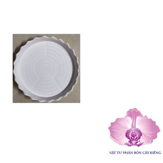 Đĩa lót chậu tròn khía - #046d# cm