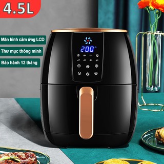 Nồi chiên nồi chiên không dầu  dung lượng 4.55 lít  điện tử Hấp không dầu an toàn cho sức khỏe，Không có khó
