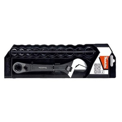 Bộ Cờ Lê Và Đầu Tuýp Xuyên Tâm 11 Cái Makita. B-65458