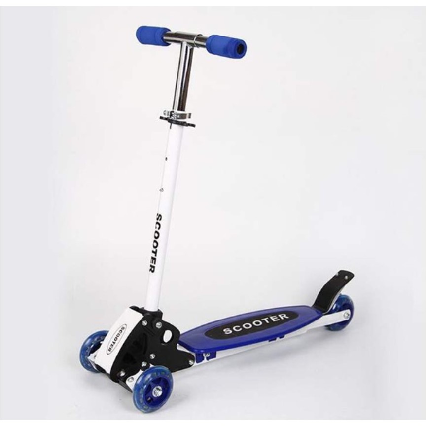 Xe Scooter trẻ em ba bánh an toàn giá rẻ chắc chắn thích hợp đi du lịch bỏ cốp xe trượt cho bé gâp gọn