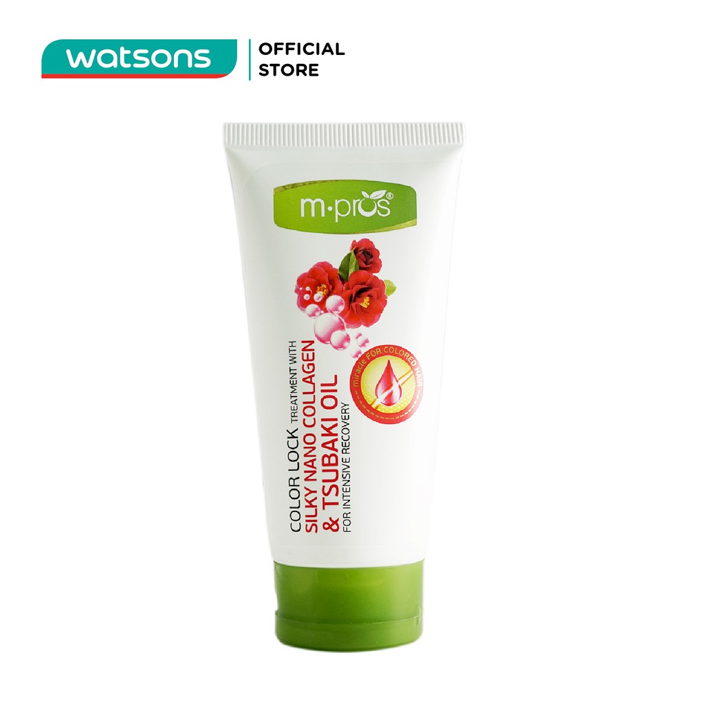Hấp Khóa Màu Tơ Tằm M.Pros Nano Collagen &amp; Tsubaki Oil - Phục Hồi Chuyên Sâu 150ml