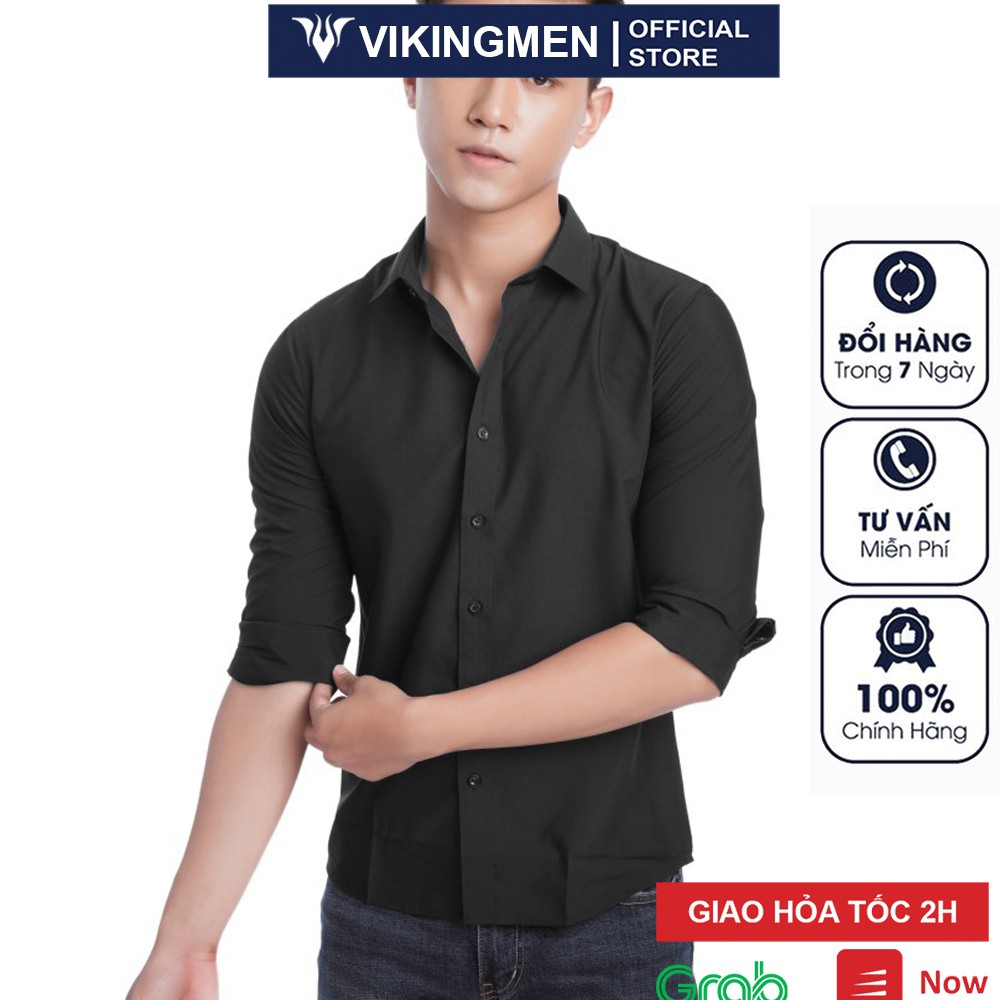 Áo sơ mi nam dài tay lụa trắng đẹp Hamino form rộng thời trang Hàn Quốc chất lụa mềm mại không nhăn A5