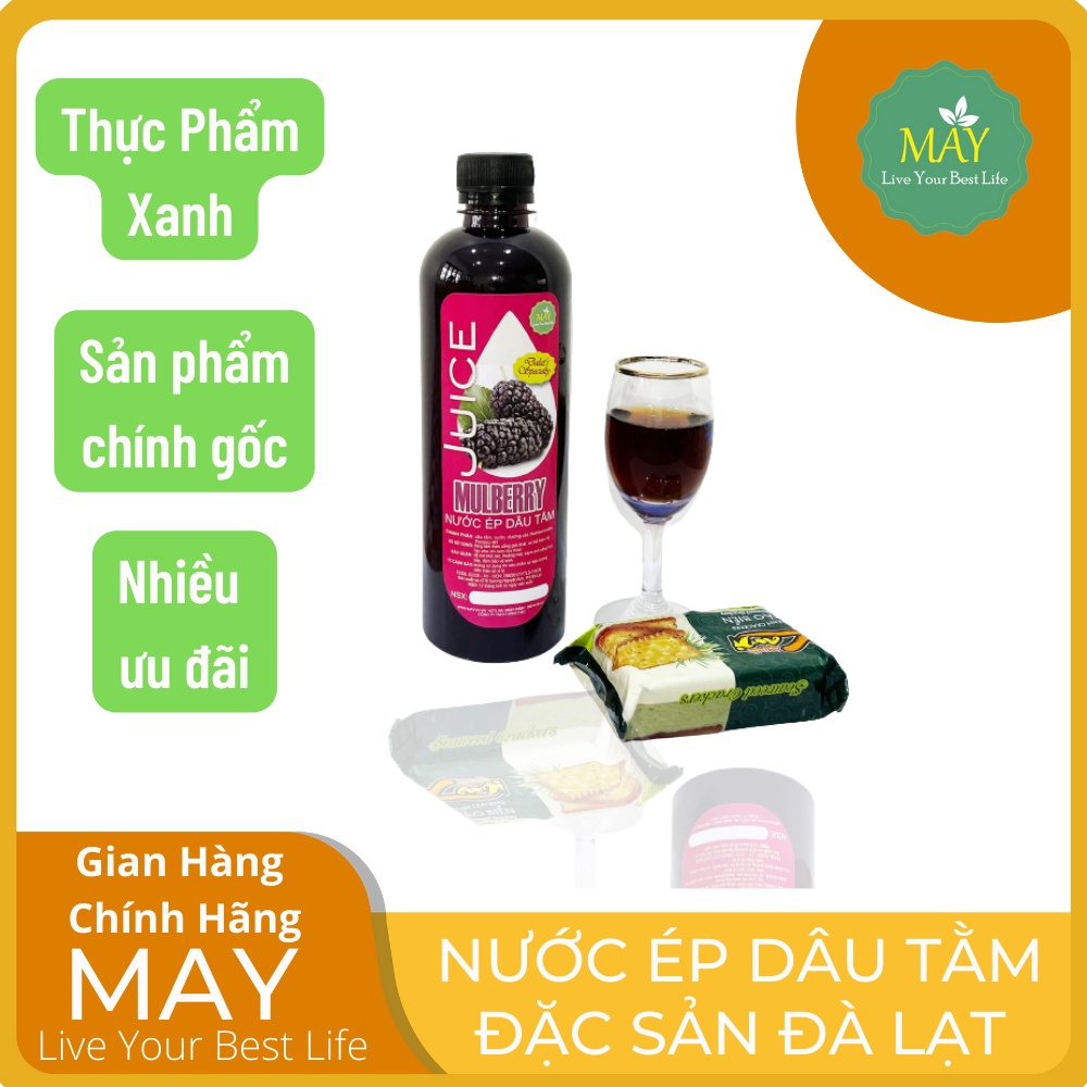 [FREESHIP XTRA] [⇩20%] Nước ép Dâu tằm Đà Lạt chai 500ml 🍓🍓