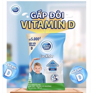 SỮA CAO KHOẺ BỊCH CGHL 180ml (24b/ thùng)