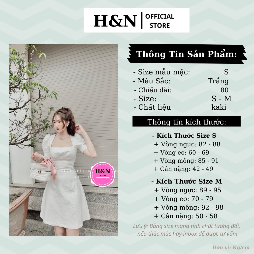 Váy Dáng Suông Thiết Kế, váy KaKi co giãn phong cách trẻ trung, thanh lịch - H&N Store | WebRaoVat - webraovat.net.vn