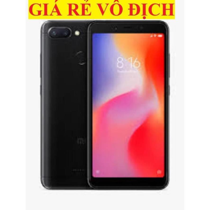 [Mã 1511ELSALE hoàn 7% đơn 300K] điện thoại Xiaomi Redmi 6 2sim ram 4G/64G mới Chính hãng, Tiếng Việt | BigBuy360 - bigbuy360.vn