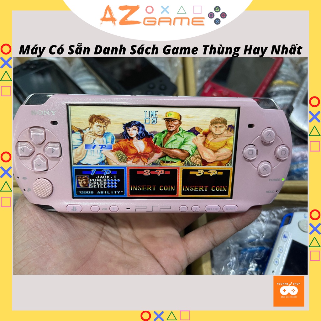 [Mã 33ELSALE hoàn 7% đơn 300K] Máy PSP 3000 (Full game PSP/PS1/GBA/NES/SNES/GAME THÙNG) + Đủ Phụ Kiện