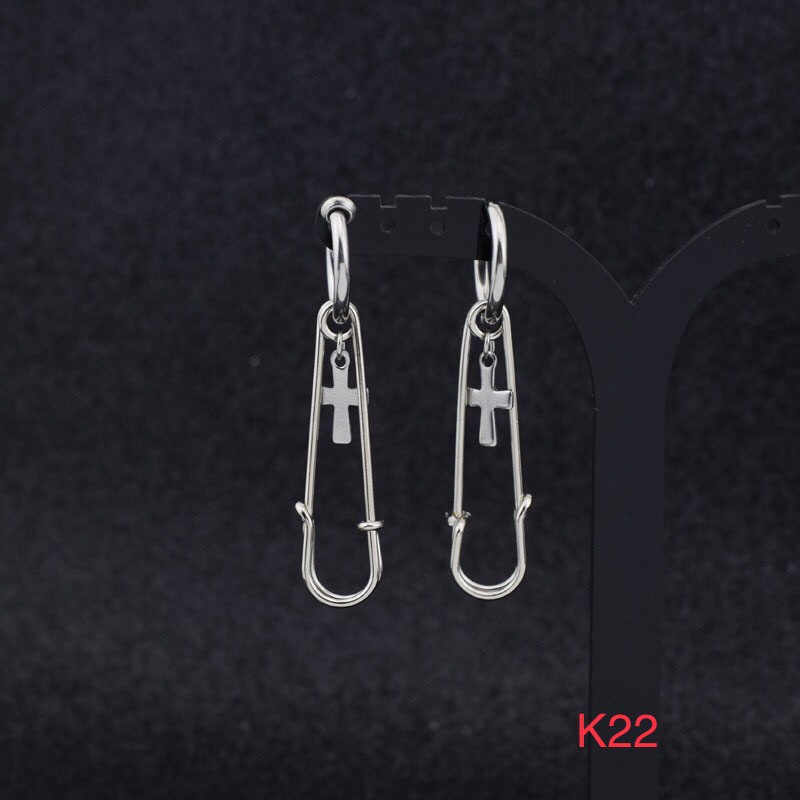 Bông tai nam nữ, bông tai unisex K22