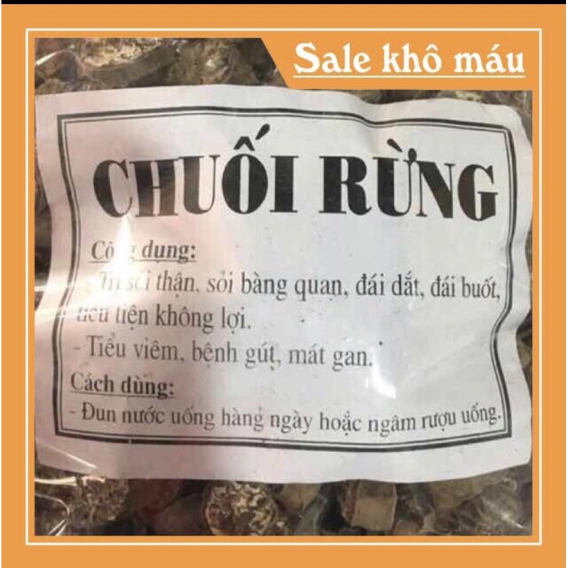 Combo 3kg Chuối hột rừng thái lát