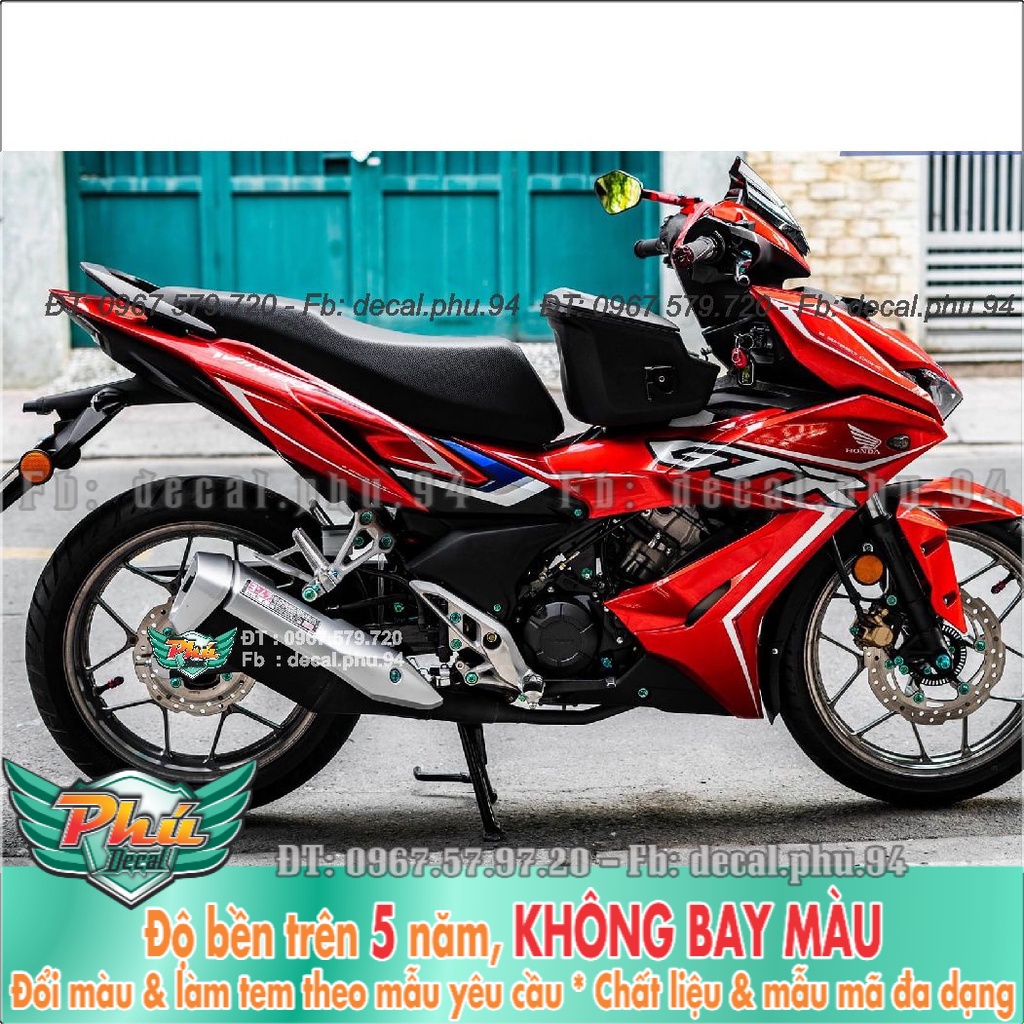 Tem Rời Winner X đỏ GTR (K) -1
