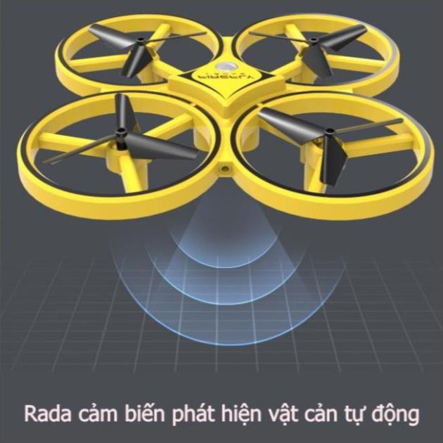 Máy bay cảm ứng 4 cánh điều khiển từ xa bằng đồng hồ đeo tay Racker | Firely Drone
