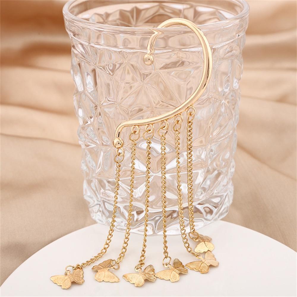ROSE Hoa Tai Dáng Dài Đính Đá Lấp Lánh Cho Nữ