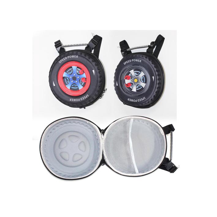 Balo Ba Lô Hình Bánh Xe 3D 2 In 1 Cho Bé 3169