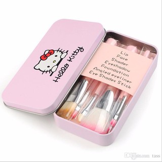Bộ cọ trang điểm 7 cây Hello Kitty