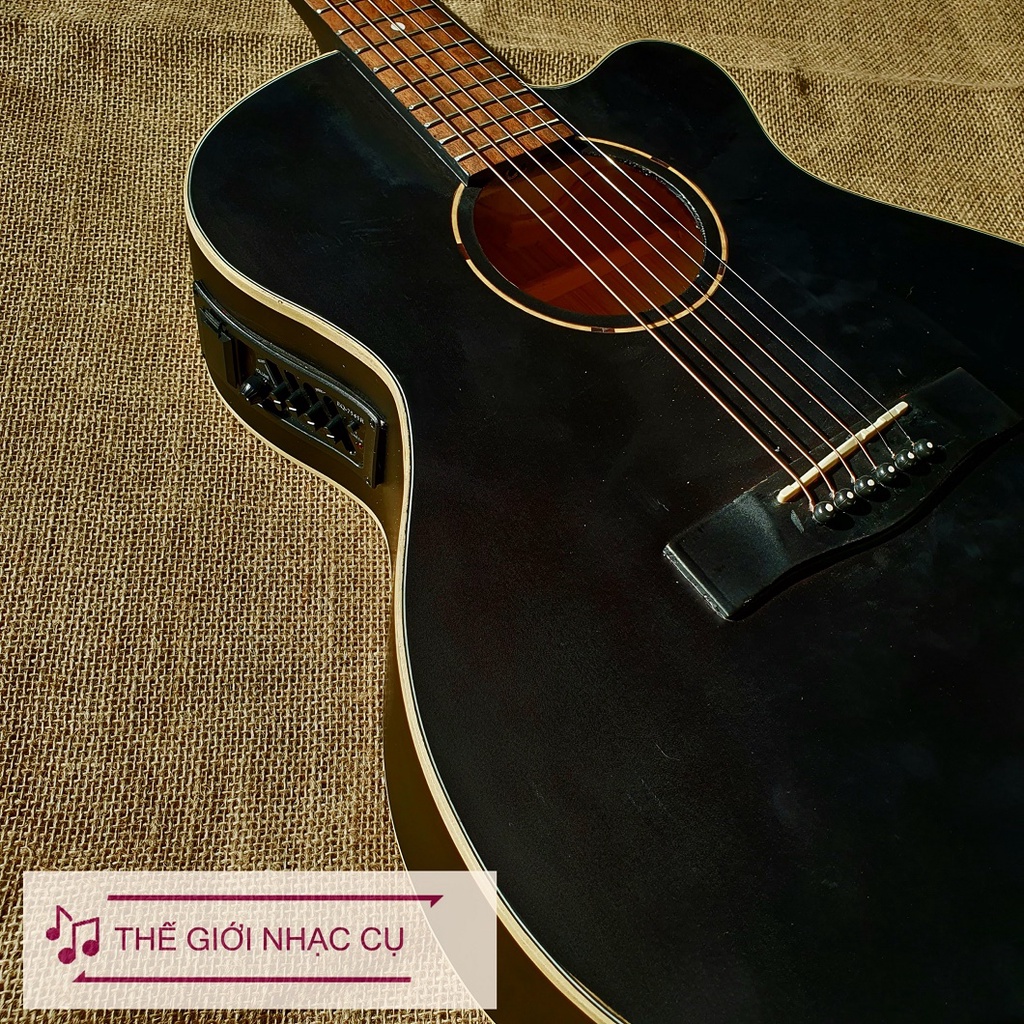 Đàn guitar acoustic có ty và EQ để kết nối loa - TẶNG KÈM 6 PHỤ KIỆN - BẢO HÀNH 12 THÁNG