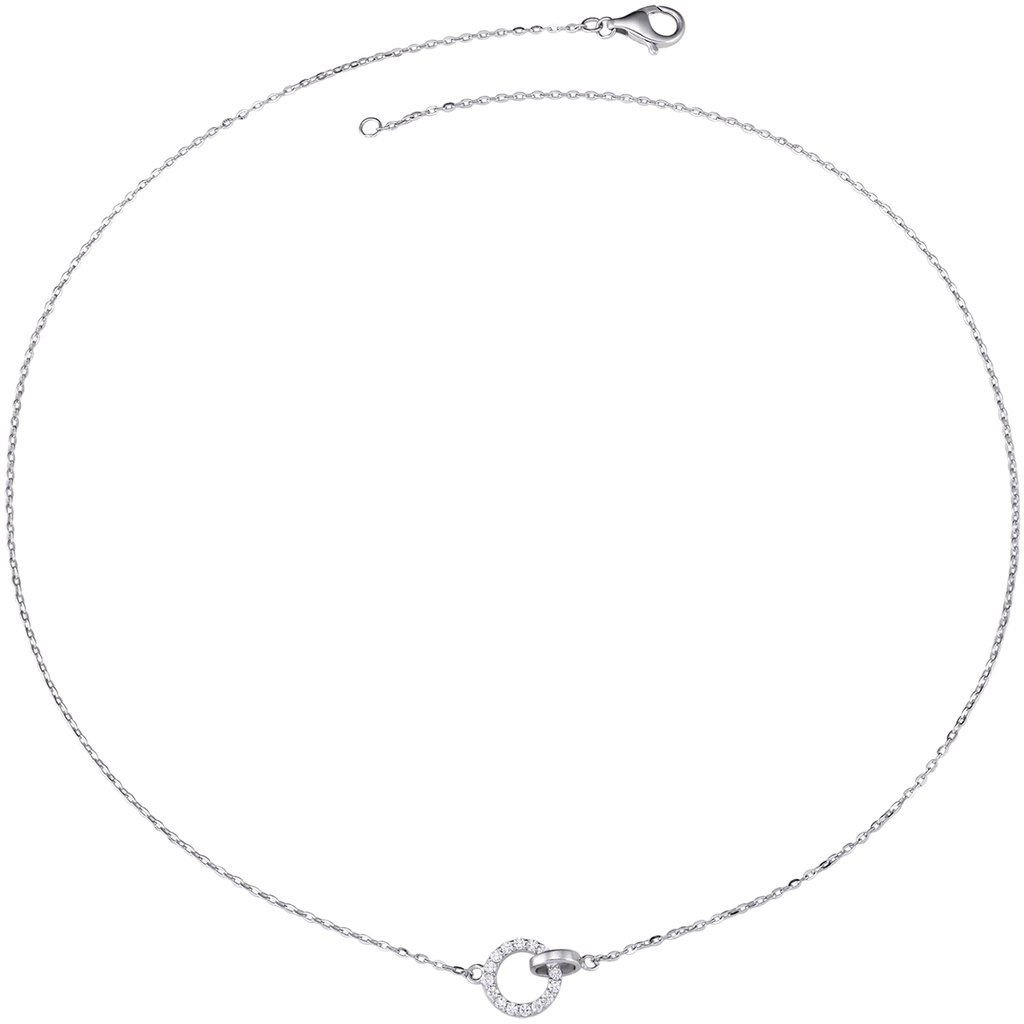 Dây cổ Bạc đính đá CZ PNJSilver XM00K000041