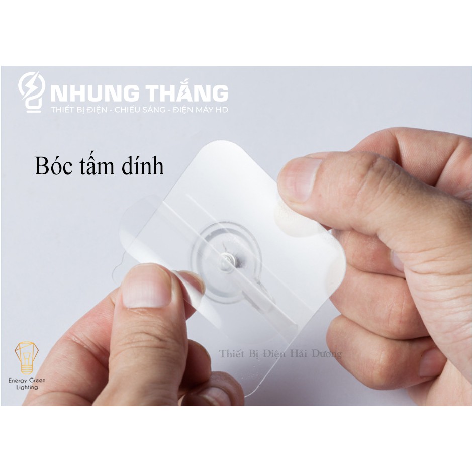 Miếng Dán Tường Kèm Ốc Vít Để Treo Đồ/ Gắn Giá, Kệ/ Dán Thanh Chắn Chắn - Chịu Lực Tốt - Không Cần Khoan Tường