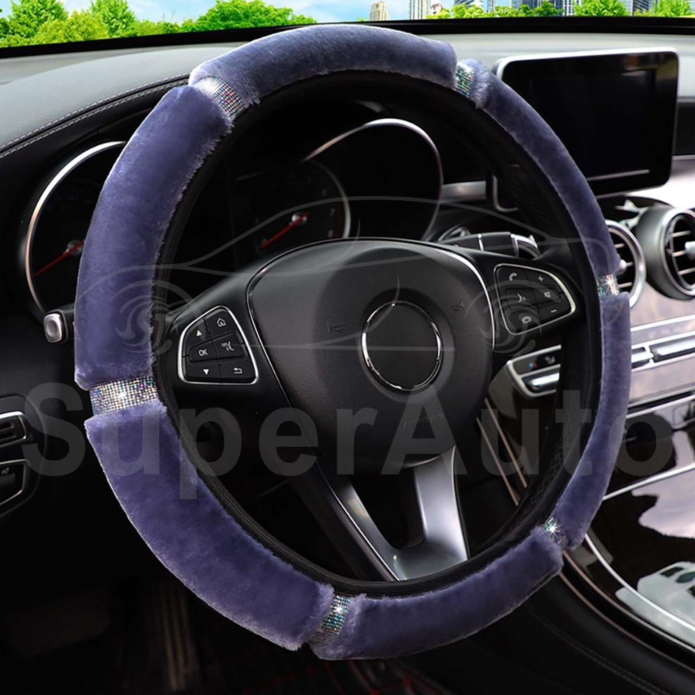 SuperAuto 38CM Bọc Vô Lăng Ô Tô Phụ Kiện Ô Tô