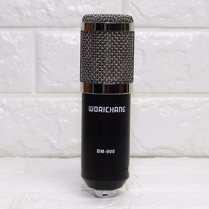 Siêu rẻ Micro Thu Âm Woaichang BM-900 - Mic Hát Karaoke, Live Stream chuyên nghiệp tại nhà ST2S321 shop bán sỉ