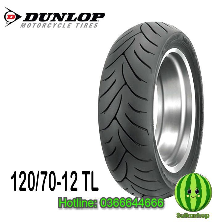 Lốp Dunlop cho xe Honda MSX 125 (Lốp trước SCOOTSMART 120/70-12 hoặc lốp sau 130/70-12)
