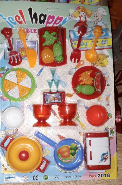 Sét đồ chơi nhà bếp bằng nhựa cho bé No.2018