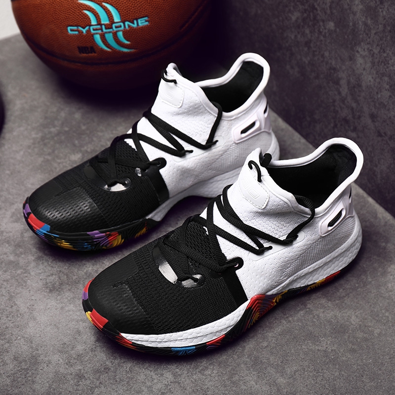 Men's Fashion Sneakers High Quality Ultralight Outdoor Couple Korean Basketball Shoes