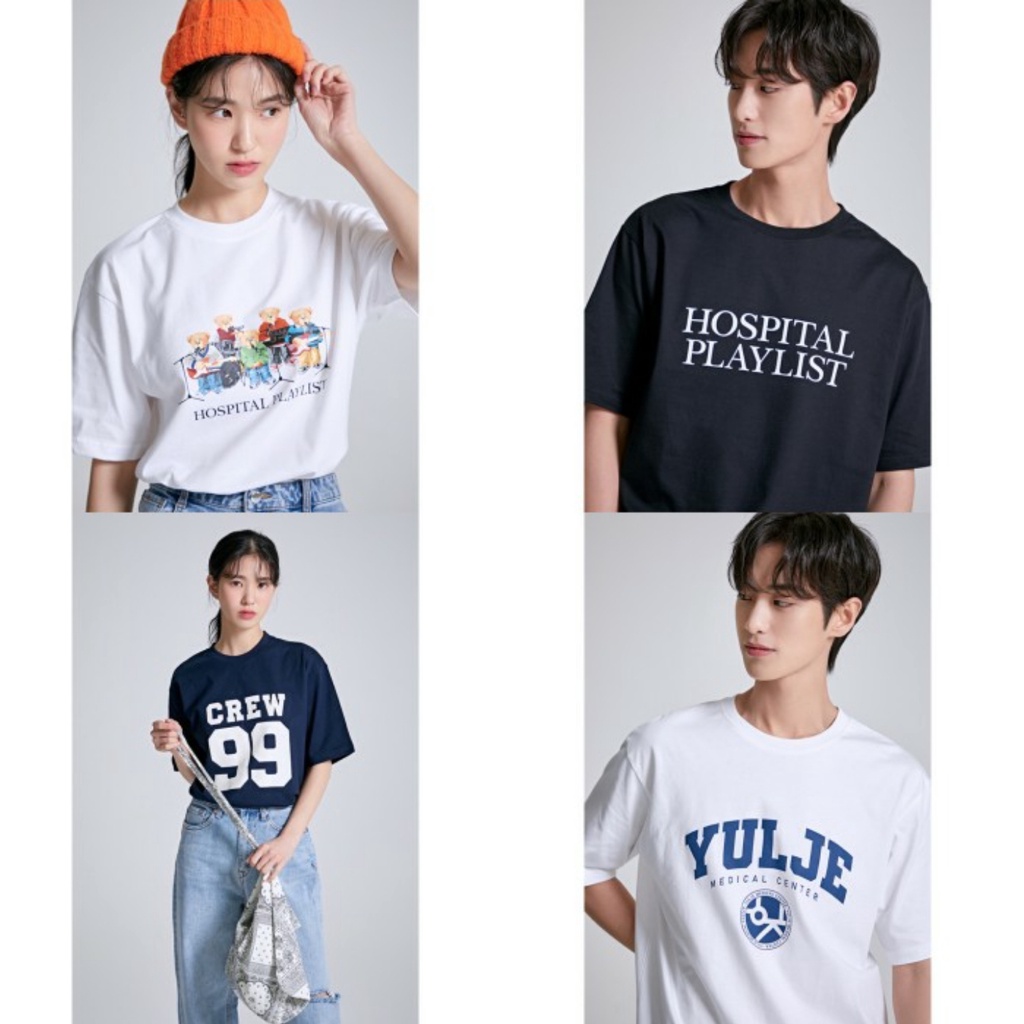 Áo Thun In Hình DRAKOR HOSPITAL PLAYLIST YULJE KDRAMA KPOP CREW99 SPAO