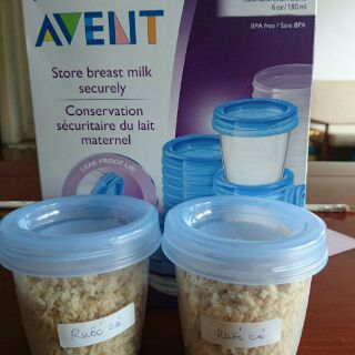 Cốc trữ sữa & Thức ăn Avent