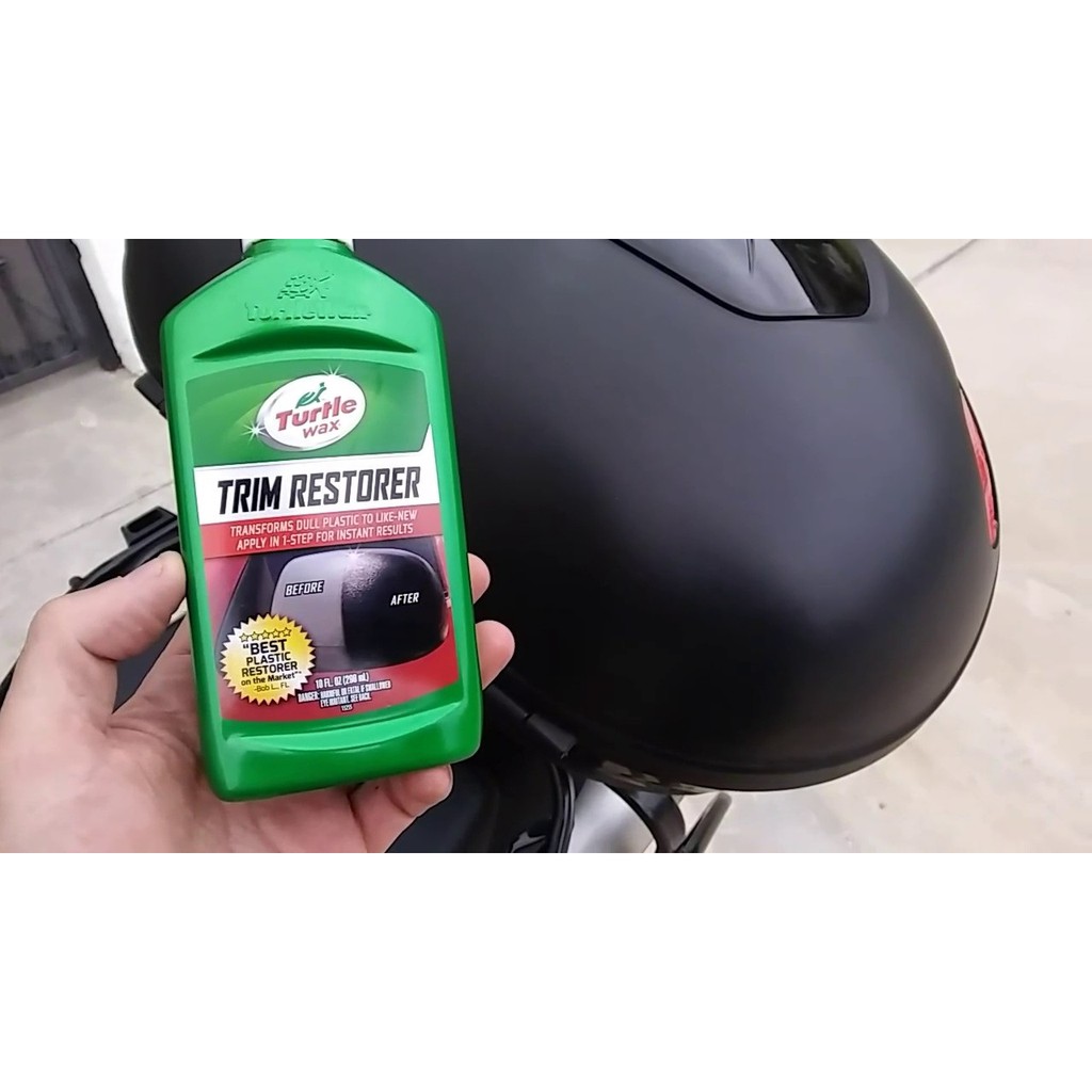 [Tặng Mút Vàng] Phục hồi làm đen nhựa nhám Turtle Wax Trim Restorer