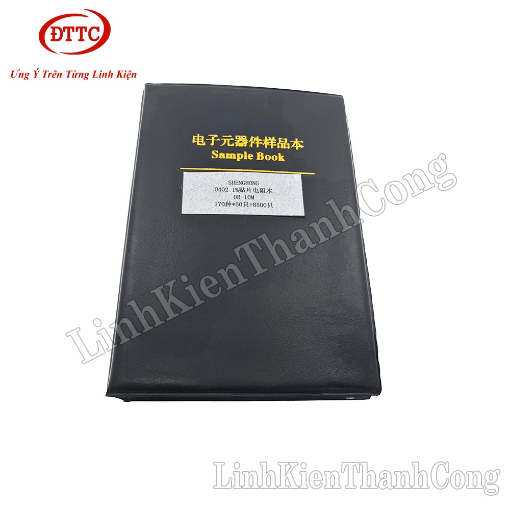 Sổ Điện Trở Tổng Hợp SMD0402 170 Loại 8500 Chiếc Của YAGEO Từ 0R-10M 1%