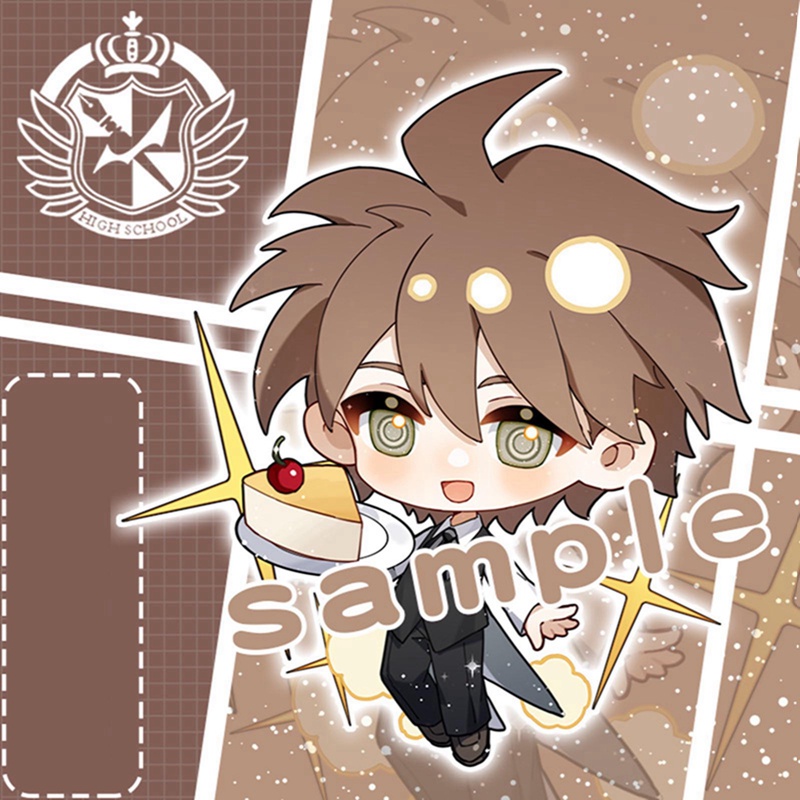 Móc Khóa Hai Mặt Bằng Acrylic Hình Nanami ChiaKi Nagito Komaeda Dễ Thương