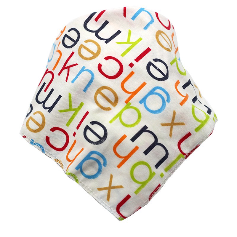 Yếm ăn cotton in họa tiết xinh xắn dành cho các bé