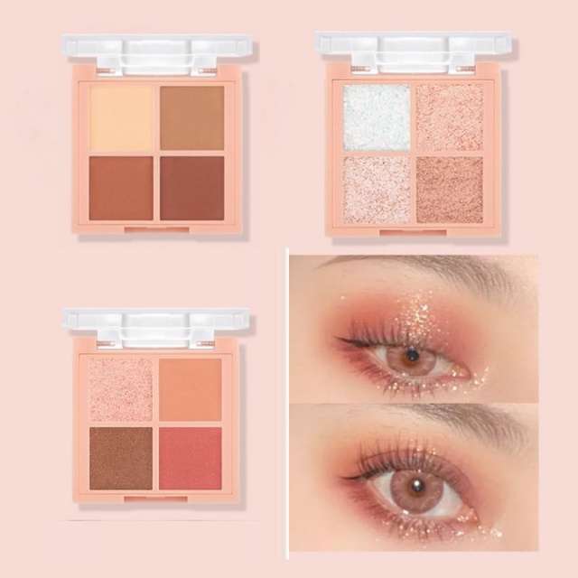 Bảng phấn mắt 4 màu mini Color Style lâu trôi lên màu chuẩn