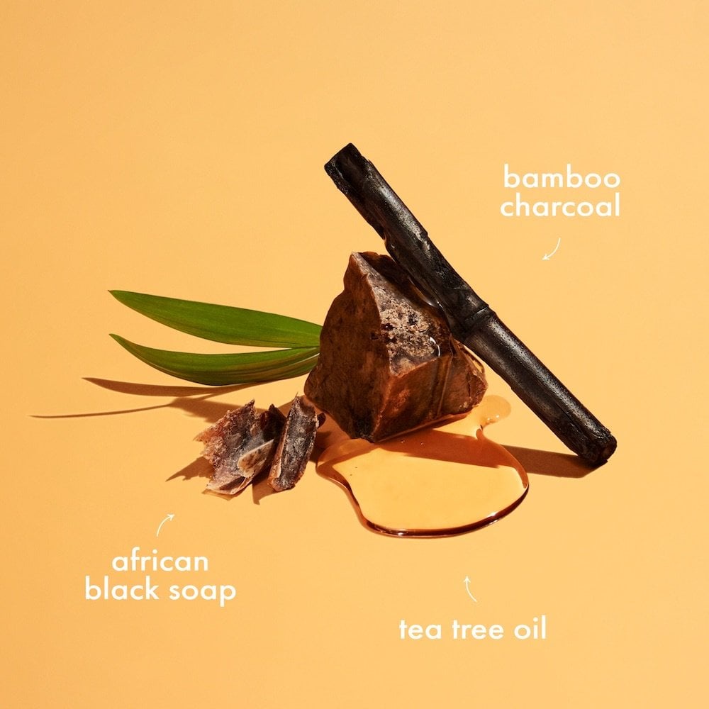 Bill US - Dầu gội đầu SheaMoisture Shea Moisture African Black Soap Bamboo Charcoal Deep Cleaning 384ml