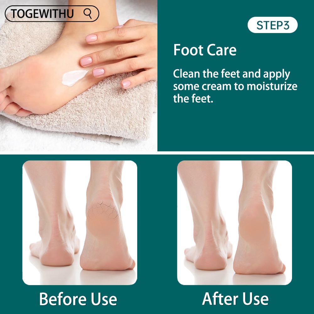 Dụng cụ tẩy tế bào chết bàn chân TOGEWITHU hai mặt chuyên nghiệp