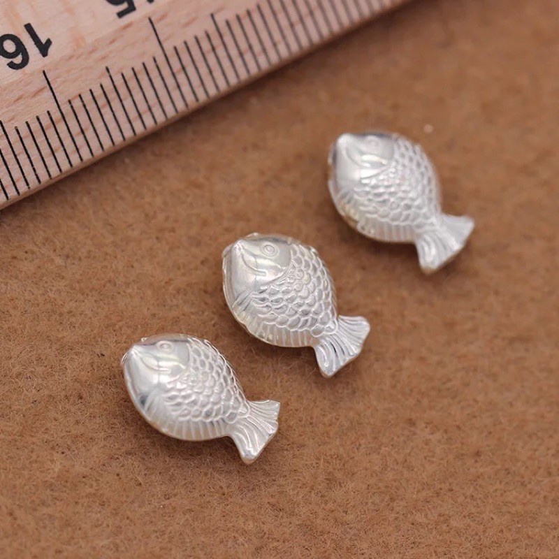 ✅ BÁN SỈ ✅ Charm bạc cá/ cá bạc hàng đẹp - Bạc xịn loại 1, PH139