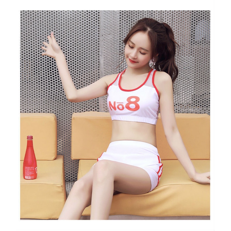 Bộ Đồ Bơi Ba Mảnh In Chữ Thời Trang Mùa Hè Dành Cho Nữ