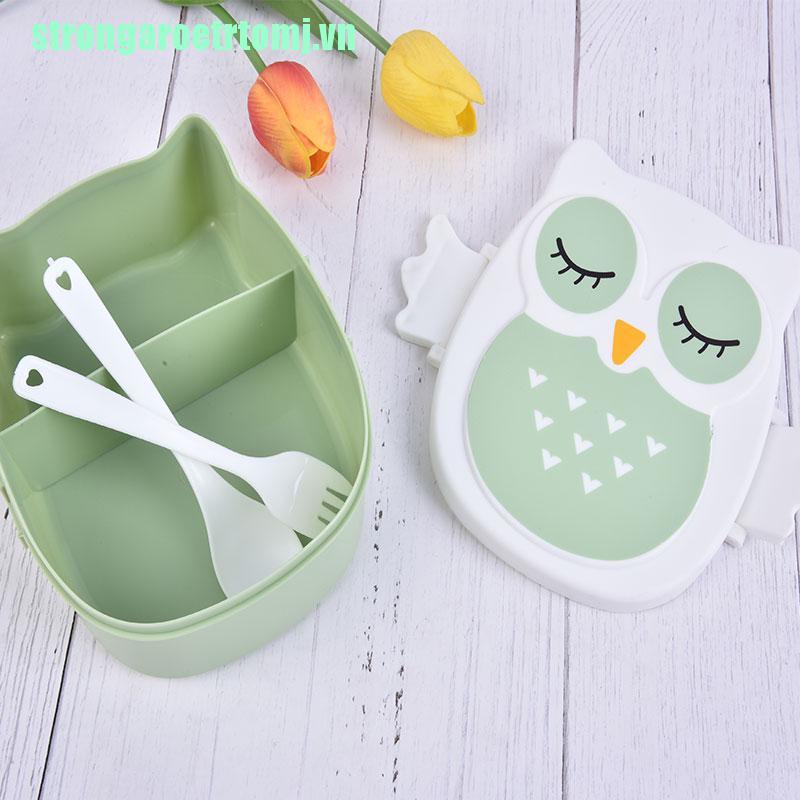 Hộp cơm Hình Chim Cú Hoạt Hình