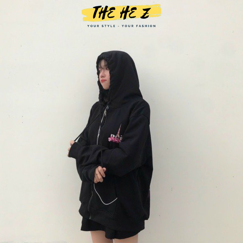 Áo khoác nỉ nữ PE form rộng, mềm mịn in chữ Tokyo Is Love Z013 | BigBuy360 - bigbuy360.vn