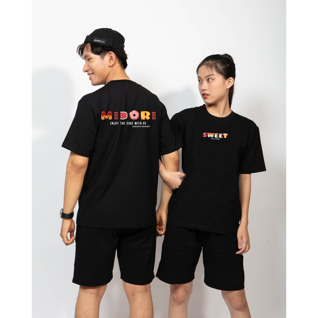 Áo thun form rộng tay lỡ Nam Nữ phông Unisex Sweet Local Brand Midori M Studio