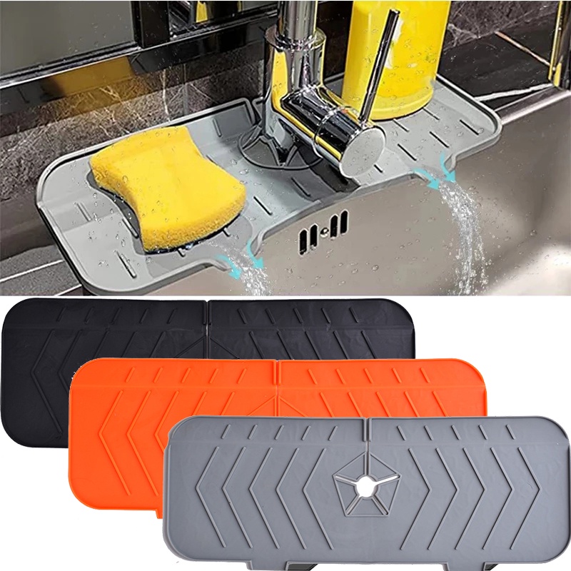 Đệm Silicone Gắn Vòi Nước Bồn Rửa Chén / Bồn Rửa Nhà Bếp / Phòng Tắm Chống Văng Nước