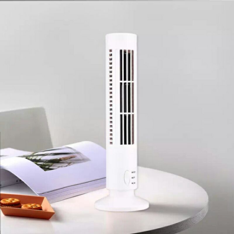 QUẠT THÁP KHÔNG CÁNH MINI ĐỂ BÀN SẠC USB