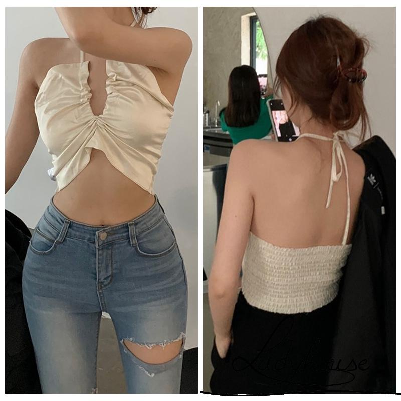 Áo Không Tay Hở Lưng Thời Trang Mùa Hè Dành Cho Nữ