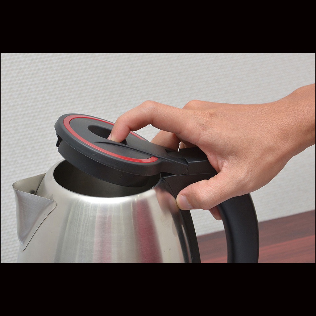 Ấm Siêu Tốc Kangaroo KG338 1,8 Lít 1500W Inox Siêu Bền-Sôi nhanh-Hàng Chính Hãng-Bảo Hành Chính Hãng Toàn Quốc 12 Tháng