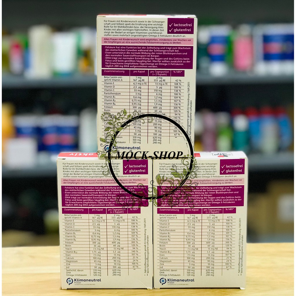 (hàng Đức) Viên Uống Doppelherz Aktiv Mama Plus Bổ Sung Vitamin Cho B à B ầu | BigBuy360 - bigbuy360.vn