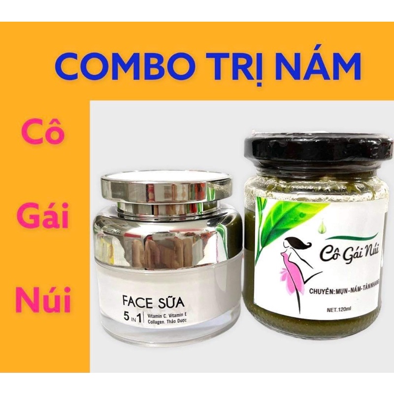 Combo mặt nạ kem co gái núi