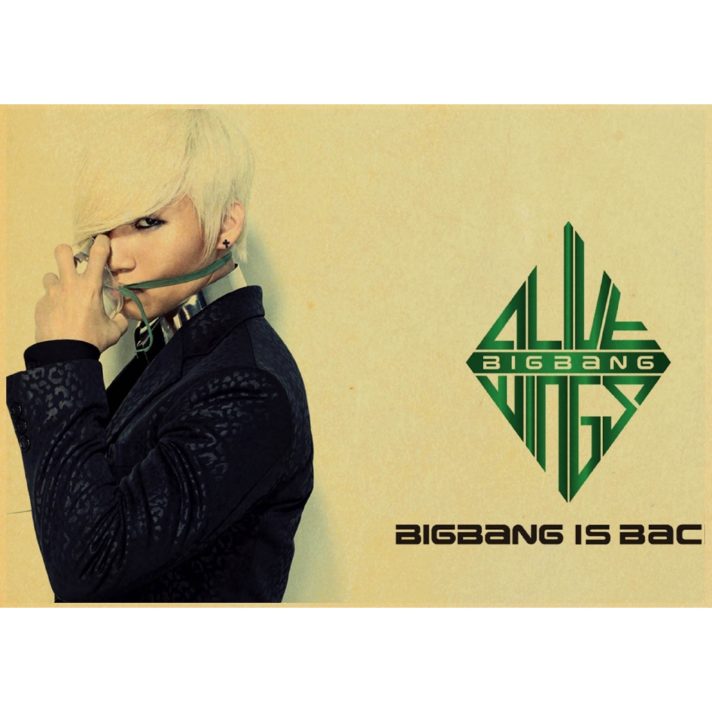 Poster Hình Nhóm Nhạc Bigbang G-Dragon